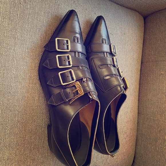 Gucci Other - Gucci Mens Buckle Shoes Size 10